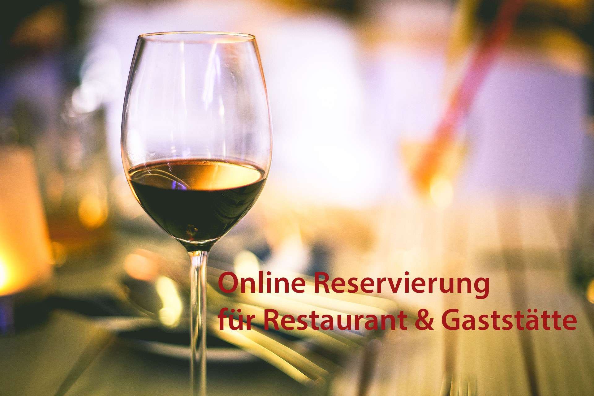 Online Reservierung für Restaurant und Gaststätte